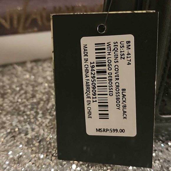 Badgley Mischka Sequin Crossbody Bag - Picture 8 of 8